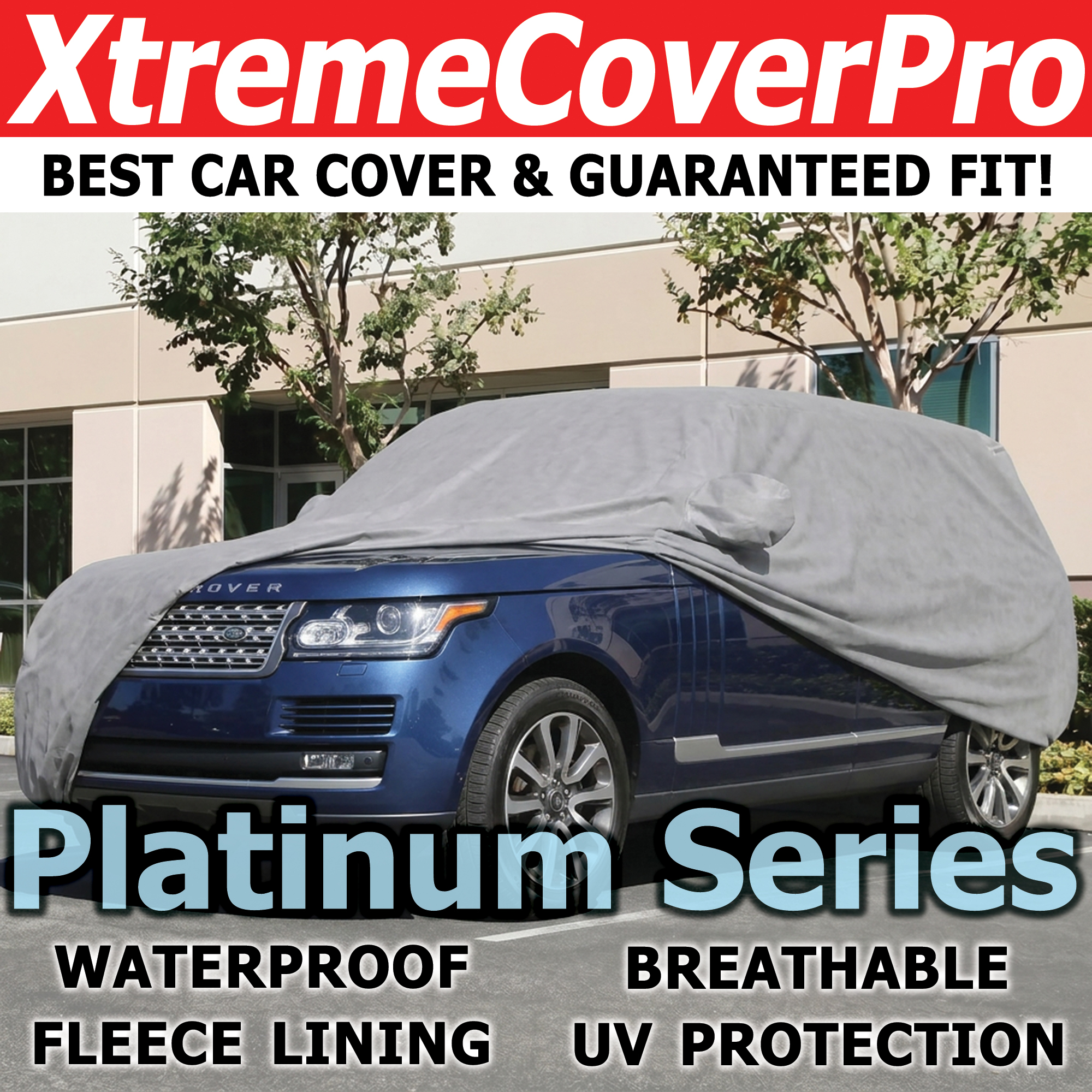 XtremeCoverPro Platinum Series grey all-weather SUV cover