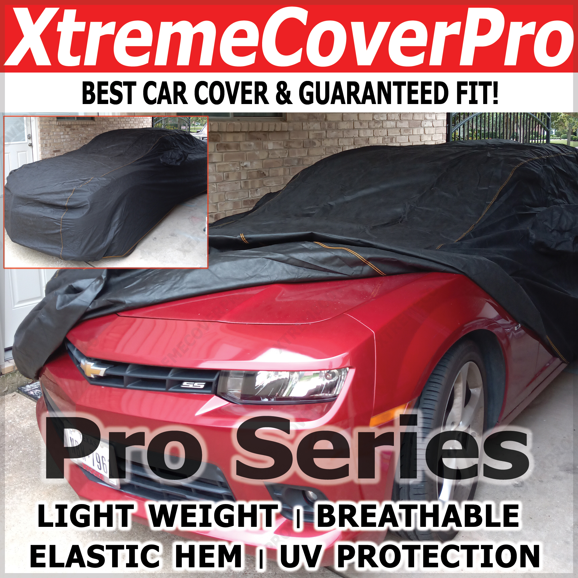 Car Cover fits 1988 1989 1990 1991 1992 1993 1994 1995 1996 1997 1998 GMC Suburban XTREMECOVERPRO PRO Series Black